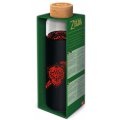 ZELDA Skleněná láhev s návlekem 585 ml