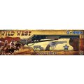 Kovbojská sada velká - puška, revolver, pouta, šerifská hvězda