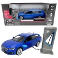 Kovový model - 1:35 Škoda Superb IV Combi modré + nabíjecí stanice