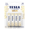 TESLA GOLD+ Alkalická baterie AA 4ks