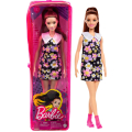 Barbie modelka - šaty se sedmikráskami
