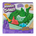 Spin Master Kinetic Sand krabice tekutého písku s podložkou ZELENÁ