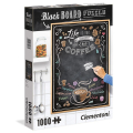 Clementoni - Puzzle Black Board 1000 Kafe
