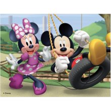                             Dino - Mickey a Minnie 12 Dřevěné licenční kostky                        
