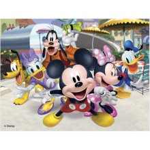                             Dino - Mickey a Minnie 12 Dřevěné licenční kostky                        