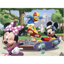                             Dino - Mickey a Minnie 12 Dřevěné licenční kostky                        