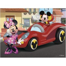                             Dino - Mickey a Minnie 12 Dřevěné licenční kostky                        
