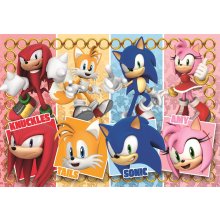                             Clementoni - Puzzle 60 Maxi Sonic the Hedgehog                        