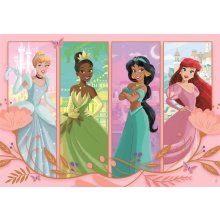                             Clementoni - Puzzle 2x60 Disney Princezny                        