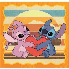                             Clementoni - Puzzle 3x48 Čtvercové Stitch                        