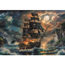                             Clementoni - Puzzle 300 Piráti z prokletých moří                        