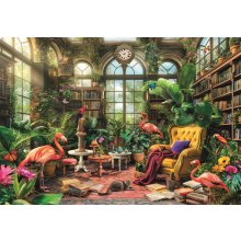                             Clementoni - Puzzle 1000 Skleníková knihovna                        