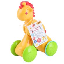                             PLAYGO - Natahovací závodník - Žirafa                        