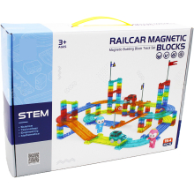                             Magnetická závodní dráha 154 ks + elektrické auto                        