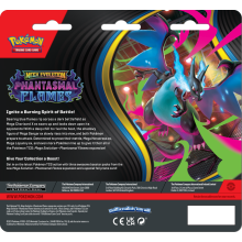                             Pokémon TCG: ME02 Phantasmal Flames - 3 Blister Booster                        