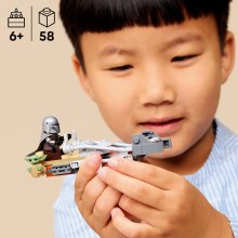                             LEGO® Star Wars™ 75436 Mandalorian a Grogu a spídrová motorka                        