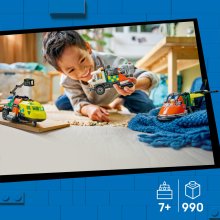                            LEGO® City 60505 Remix: Letadlo, servisní vůz a vznášedlo                        