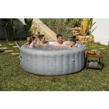                             BESTWAY 6001N - Vířivka Lay-Z-Spa® Bali Smart AirJet (šedý ratan)                        