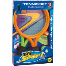                             Velký dětský tenisový a badmintonový set 39 cm                        