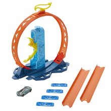                             Hot Wheels Track Builder set pro stavitele - nakopávací smyčka                        