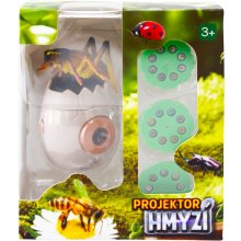                             Projektor hmyzu v podobě vajíčka se 3 výměnnými disky v okrasné krabičce                        