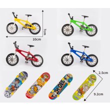                             Kolo + skateboard (vel.10x7 cm /9,2x2,5 cm)                        