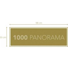                             Clementoni - Puzzle Panorama 1000 Disney Princess                        