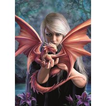                             Clementoni - Puzzle 1000 Anne Stokes: Dračí královna                        