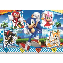                            Clementoni - Puzzle 24 maxi Sonic                        