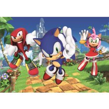                             Clementoni - Puzzle 104 maxi Sonic                        