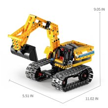                             MECHANICAL MASTER - Stavebnice Pásový bagr 342 ks                        