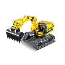                             MECHANICAL MASTER - Stavebnice Pásový bagr 342 ks                        