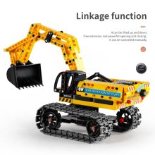                             MECHANICAL MASTER - Stavebnice Pásový bagr 342 ks                        