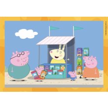                             Clementoni - Puzzle 4v1 Prasátko Peppa na cestách (12+16+20+24 dílků)                        