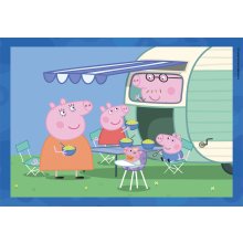                             Clementoni - Puzzle 4v1 Prasátko Peppa na cestách (12+16+20+24 dílků)                        
