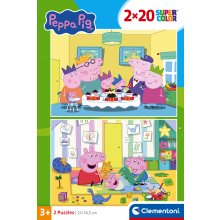                             Puzzle 2x20 Prasátko Peppa                        