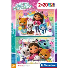                            Puzzle 2x20 Gábinin kouzelný domek                        