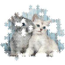                             Clementoni - Puzzle 500 Kočka a zajíček                        