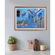                             Puzzle 500 Modrá ulice šéfkuchaře                        