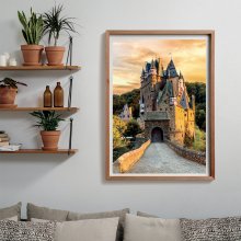                             Puzzle 1000 Zlatá hodina na hradě Eltz                        