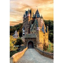                             Puzzle 1000 Zlatá hodina na hradě Eltz                        