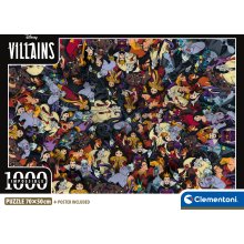                             Puzzle 1000 Disney Zlosynové (Villains)                        