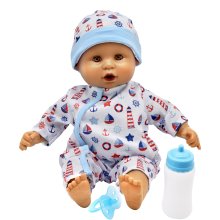                             Dolls World - Miminko Baby Joy BLUE - 38 cm                        