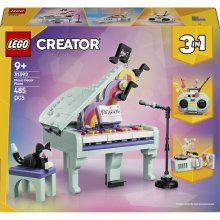                             LEGO® Creator 3v1 31392 Hudební dekorace: Klavír s kočkou                        