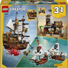                             LEGO® Creator 3v1 31387 Kultovní pirátská loď                        