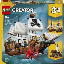                             LEGO® Creator 3v1 31387 Kultovní pirátská loď                        
