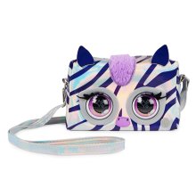                             Purse Pets Metalická interaktivní kabelka zebra                        
