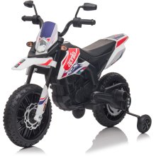                             Dětská elektrická motorka APRILIA RX-125 bílá                        