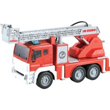                             CITY SERVICE CAR - 1:14 Hasičské auto s žebříkem                        