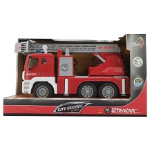                             CITY SERVICE CAR - 1:14 Hasičské auto s žebříkem                        